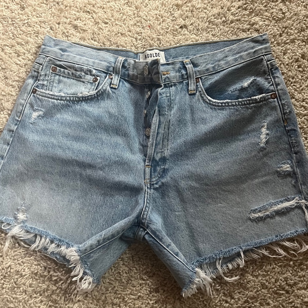 Agolde 29 denim shorts EUC